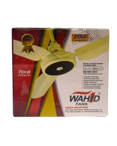Buy Wahid Fan Floral Dark Wood Matt Ceiling Fan - cartco.pk