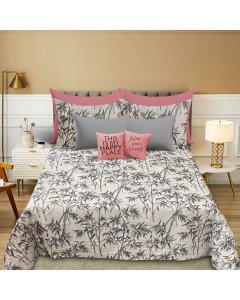 Buy Soft & fabulous Grey Poly Cotton King Bed Sheet | cartco.pk 