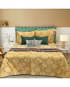 Gucci Printed Luxury Cotton flat Bed sheet Set online | cartco.pk 