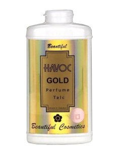 captivating scent and luxurious feel of Havoc Gold Talcum Powder - Cartco.pk