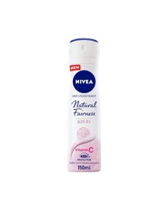 Buy Nivea Natural Fairness Anti-Perspirant Deodorant Body Spray 150ml - Cartco.pk