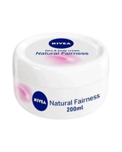 Buy Imported Nivea Natural Fairness Face & Body Cream 200ml - cartco.pk