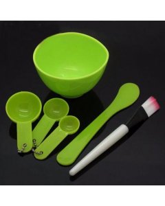 Bleach Bowl with Measuring Spoons Set