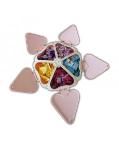 Buy Stylish and Functional Design Peach Heart Shape Candy Dish - cartco.pk 