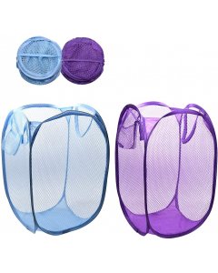 Foldable Net Laundry Basket 1Pc Medium