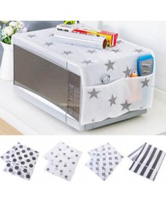 Buy Microwave Oven Hood Dust Cover With Accessory Storage Organizer - cartco.pk 