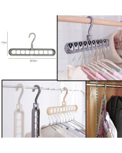 Buy 9 Hole Cloth Hanger Multiple Cloth Hanger Holder - cartco.pk 