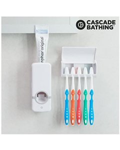 Buy Toothpaste Dispenser - Toothbrush Holder online| Cartco.pk 