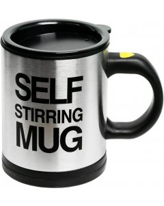 Stainless Steel Self Stirring Coffee/Tea Mug 350ml
