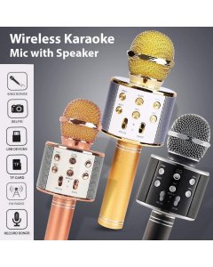 Buy Genuine Wireless Karaoke Mic with Speaker - cartco.pk
