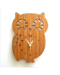 Buy Owl Shape Wall Clock online in Pakistan - Cartco.pk