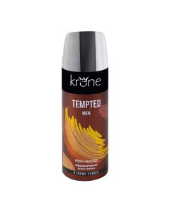 Best Long Lasting KRONE Deodorant Body Spray TEMPTED , deodorant , body spray, body perfume - cartco.pk