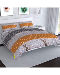 Buy Stylish Orange/Grey King Quilt Cover in Pakistan | Cartco.pk 