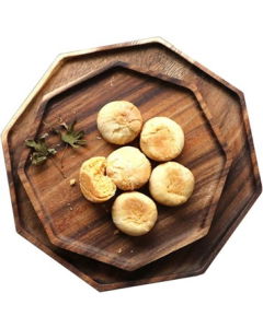 Renawe Octagon Wooden Platter Kitchen Serving Tray