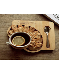 Coffee and Sweets Solid Wood Serving Tray Stylish Home Decor Items