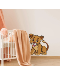 A cute lion looking for a new home Wall Art 