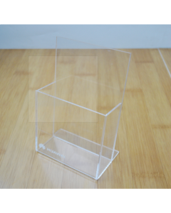 Clear Acrylic Display Stand Plastic Brochure Holder