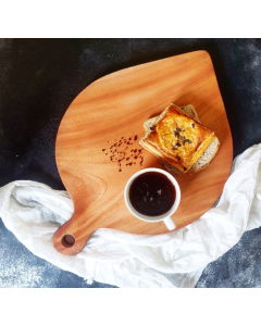 Leaf Neem Cheese Wooden Platter Tray