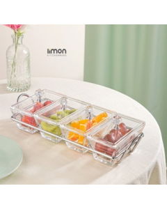 Limon Serving Tray With Acrylic 2105