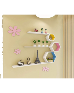 Hexa Maze Kids Floating Wall Shelves Unique Home Decor shelves.