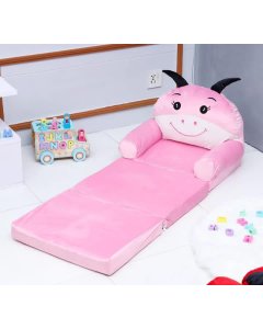Pink 3-Layers Sofa with Bed for Kids Comfortable Zone Cozy Seating and Resting Solution - Cartco.pk