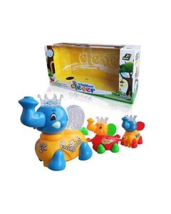 Delightful and Durable Elephant Family Toy Set - cartco.pk