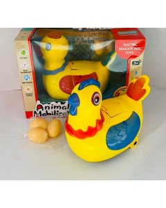 Interactive and Engaging: Plastic Egg Lying Hen Toy for Kids - cartco.pk