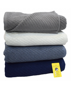 Buy Diagonal Pattern cotton Bath Towels in Pakistan | Cartco.pk 