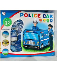 Embark on Exciting Adventures with the Police Car Tent 50 Balls for Kids - cartco.pk