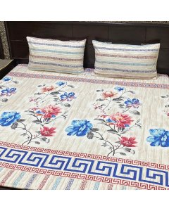 Buy decorous Printed Roses double size bed sheet | Cartco.pk 