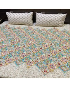 Buy Abstract design king size bed sheet online | Cartco.pk 