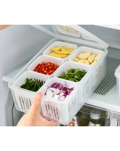 Vegetable & Fruit Storage Box With Lid