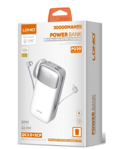 LDNIO PQ30 30000mAh 22.5W USB-C Fast Charging Power Banks