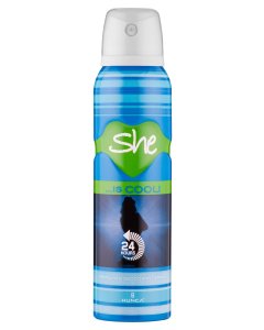  Orignal Body Spray She Is Cool Deodorant Spray Blue, deodorant , body spray - cartco.pk