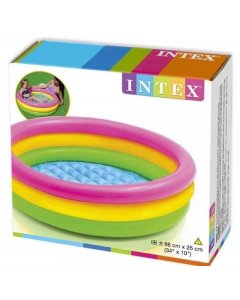 Intex 58924 Sunset Glow Baby Pool for Kids Size 34" x 10"