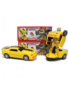 Buy Yellow Transformer Bumblebee Robot Car For Kids - cartco.pk