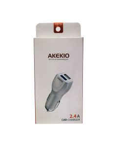 Buy Online Akekio 2.4A Car Charger Adapter CC01 - cartco.pk