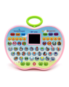 Apple Shaped LED Display and Fun Music Learning Educational Computer Mini Laptop