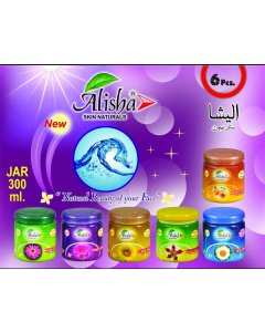 Buy Original Alisha Whitening Facial Kit 6 Jar's of 300ml - Cartco.pk