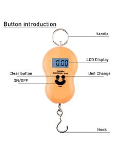 50Kg Portable Lcd Display Luggage Fishing Hook Electronic Weight Digital Scale Pocket Weighing Hanging Scale