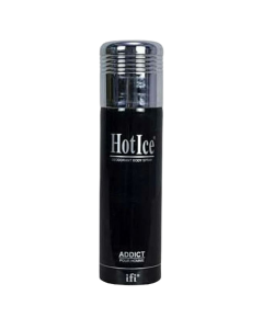 Hot Ice Deodorant Body Spray Addict Black Body Perfume - cartco.pk