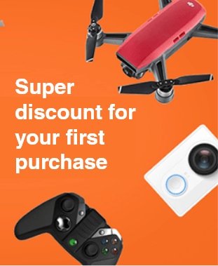 Super discount for your first purchase